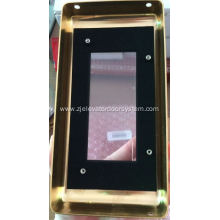 FAA23550W1 HPI Golden Faceplate for OTIS 2000 Elevators